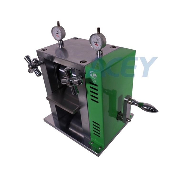 manual roller press machine